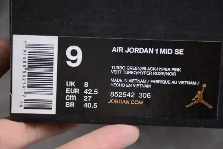 Stylish 3504 Air Jordan 1 Mid South Beach 852542-306 