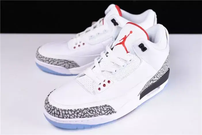 Stylish 5977 AIR JORDAN 3 RETRO NRG "FREE THROW LINE" white mens 923096-101 