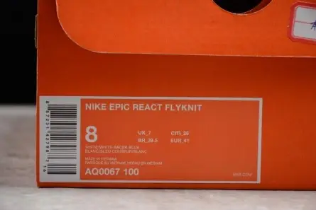 Timeless 5764 NIKE EPIC REACT FLYKNIT "WHITE FUSION" AQ0067-100 