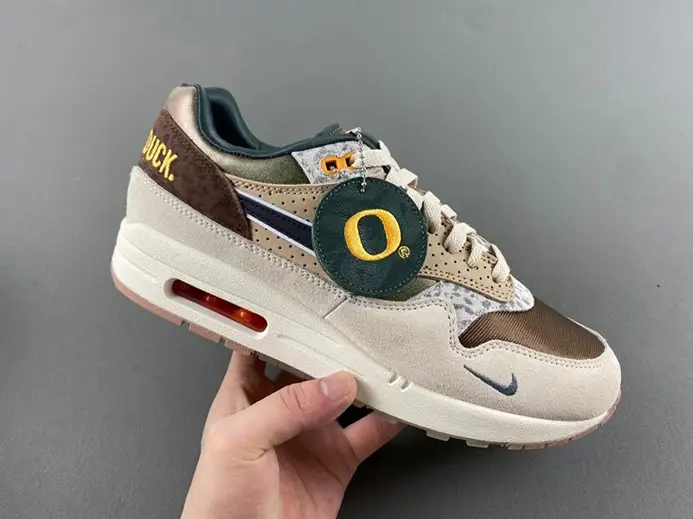 TopPick 3953 Nike Air Max 1 '87 Premium University of Oregon PE  HQ2640-200 