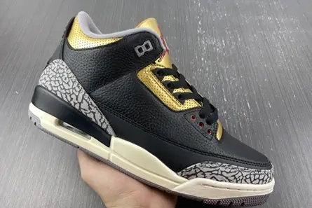 TopPick 4493 Air Jordan 3 WMNS “Black Gold” CK9246-067 