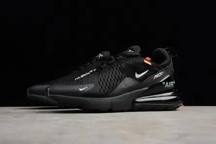 TopPick 5840 Off-White X Nike Air Max 270 'Black' AA8058-001 