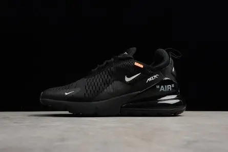 TopPick 5840 Off-White X Nike Air Max 270 'Black' AA8058-001 