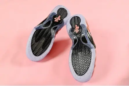 TopPick 613 NIKE AIR FOAMPOSITE ONE "RUST PINK" white  black 314966-602 