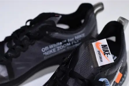 TopPick 8596 Off-White Nike Zoom Fly Black AJ4588-001 
