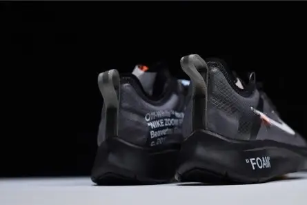 TopPick 8596 Off-White Nike Zoom Fly Black AJ4588-001 