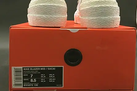 Trendsetting 2812 NIKE BLAZER HIGH SACAI WHITE BV0072-100 