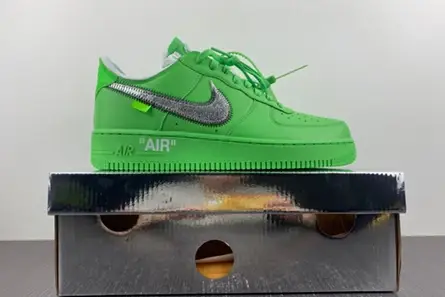 Trendsetting 8991 Nike Air Force 1 Low Off-White Light Green Spark  DX1419-300 