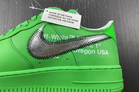 Trendsetting 8991 Nike Air Force 1 Low Off-White Light Green Spark  DX1419-300  AEFDC1103
