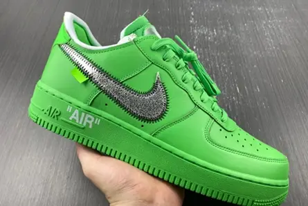 Trendsetting 8991 Nike Air Force 1 Low Off-White Light Green Spark  DX1419-300 