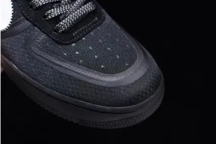 Trendy 3844 Off-White Nike Air Force 1 Black AO4606-001 