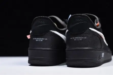 Trendy 3844 Off-White Nike Air Force 1 Black AO4606-001 