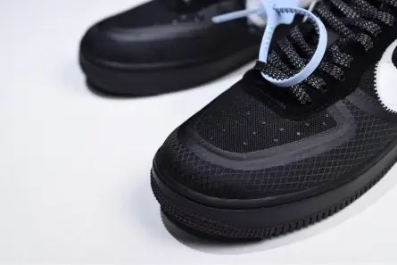 Trendy 3844 Off-White Nike Air Force 1 Black AO4606-001 