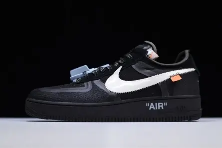 Trendy 3844 Off-White Nike Air Force 1 Black AO4606-001  BFECE1480
