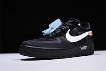 Trendy 3844 Off-White Nike Air Force 1 Black AO4606-001  BFECE1480