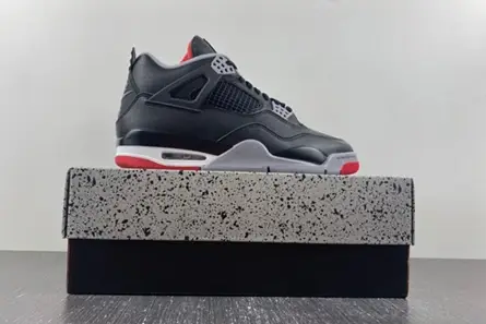 Trendy 408 Jordan 4 Retro Bred Reimagined  FV5029-006 