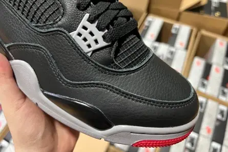 Trendy 408 Jordan 4 Retro Bred Reimagined  FV5029-006 