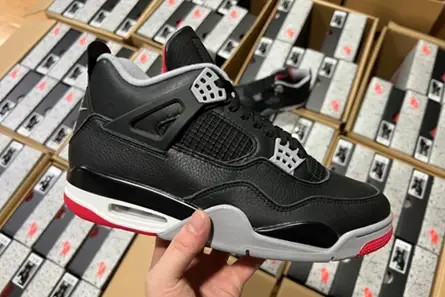 Trendy 408 Jordan 4 Retro Bred Reimagined  FV5029-006 