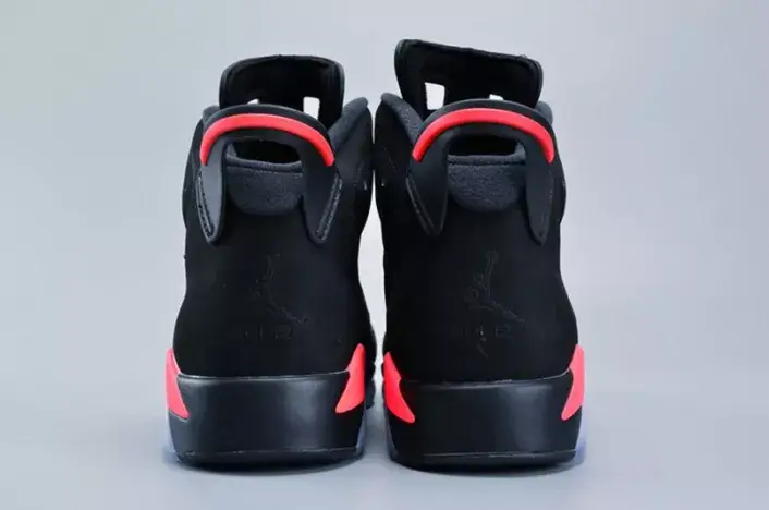 Trendy 5627 Jordan 6 Retro Infrared Black 384664-023 