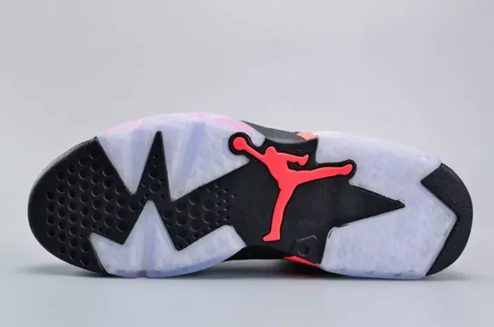 Trendy 5627 Jordan 6 Retro Infrared Black 384664-023 
