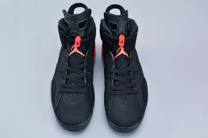 Trendy 5627 Jordan 6 Retro Infrared Black 384664-023 