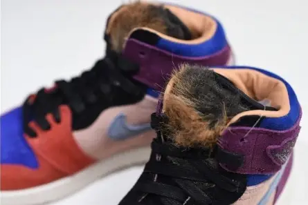 Trendy 5854 Aleali May Air Jordan 1 Viotech Fur Tongues BV2613-600 