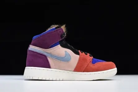 Trendy 5854 Aleali May Air Jordan 1 Viotech Fur Tongues BV2613-600 