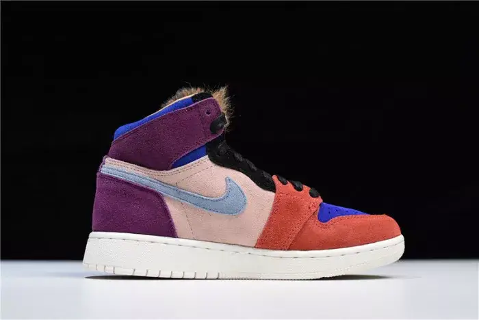 Trendy 5854 Aleali May Air Jordan 1 Viotech Fur Tongues BV2613-600  EDF347