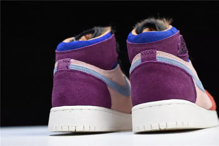 Trendy 5854 Aleali May Air Jordan 1 Viotech Fur Tongues BV2613-600 