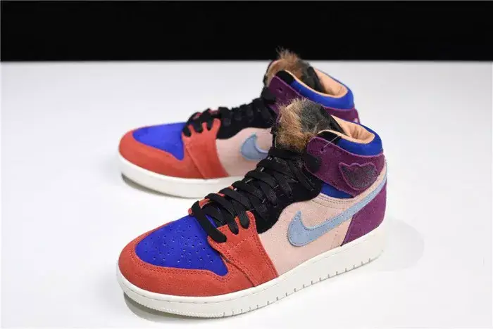 Trendy 5854 Aleali May Air Jordan 1 Viotech Fur Tongues BV2613-600 