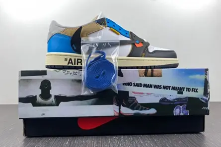Trendy 7837 OFF-WHITE x Air Jordan 1 CZ0790-108 