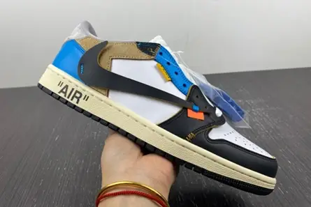 Trendy 7837 OFF-WHITE x Air Jordan 1 CZ0790-108 