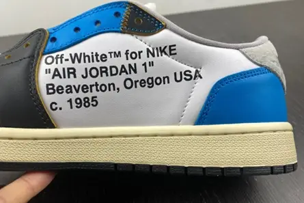Trendy 7837 OFF-WHITE x Air Jordan 1 CZ0790-108 
