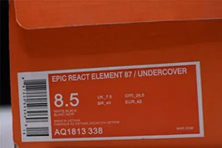 UNDERCOVER x Nike React Element 87 AQ1813-338 GoAnywhere 7663 