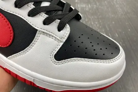 Unique 135 Nike Dunk Low Retro White Black University Red  FD9762-061 