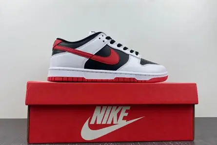 Unique 135 Nike Dunk Low Retro White Black University Red  FD9762-061 