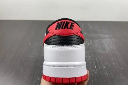 Unique 135 Nike Dunk Low Retro White Black University Red  FD9762-061 