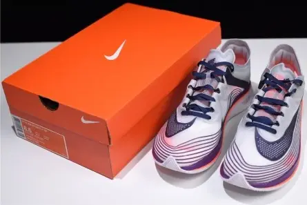 Unique 1418 Nike mens Lab Zoom Fly SP grey purple orange  AA3172-500 