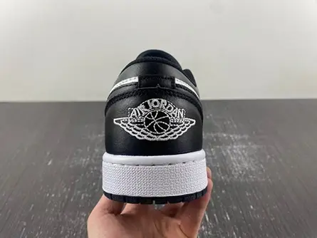 Unique 2975 Jordan 1 Low White Black  553558-132 