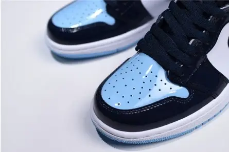Unique 5415 Air Jordan 1 UNC Blue Chill Patent   Leather CD0461-401 