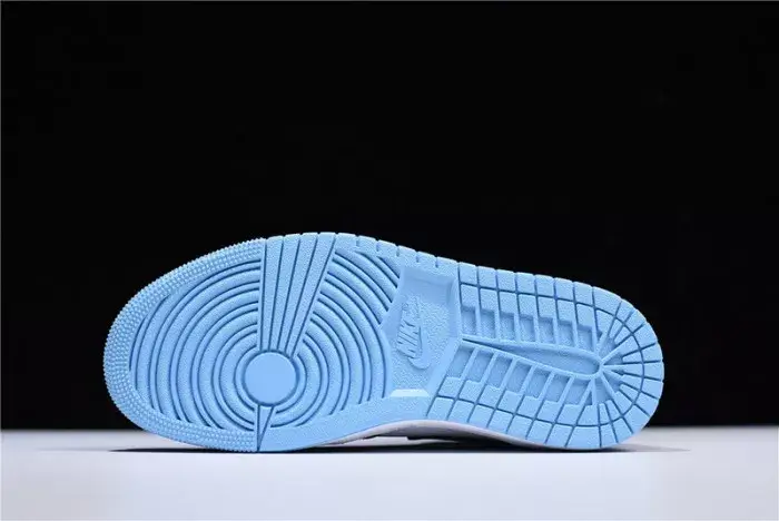 Unique 5415 Air Jordan 1 UNC Blue Chill Patent   Leather CD0461-401 
