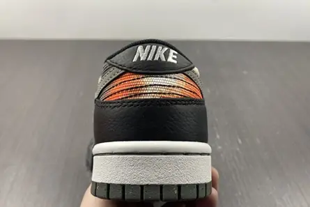 Unique 9538 Nike Dunk Low Graffiti Black Red DM0108-001 
