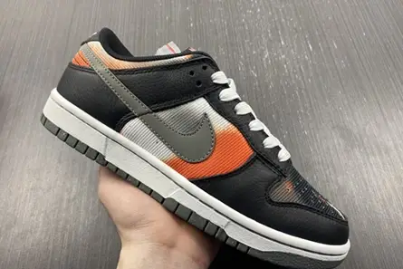 Unique 9538 Nike Dunk Low Graffiti Black Red DM0108-001 