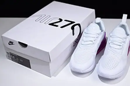 Versatile 4810 Nike womens  Air Max 270 white purple AH6789 106 