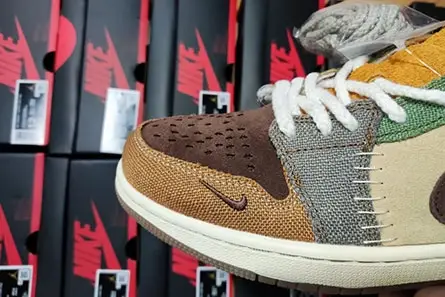 Vibrant 2352 Jordan 1 Retro Low OG Zion Williamson Voodoo  DZ7292-200 
