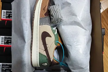 Vibrant 2352 Jordan 1 Retro Low OG Zion Williamson Voodoo  DZ7292-200 