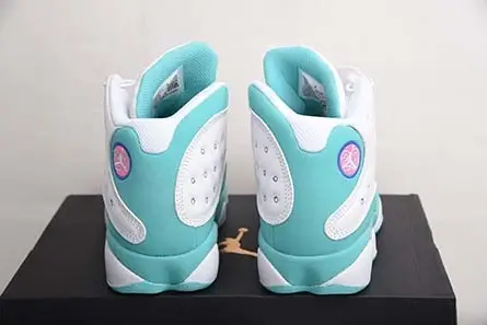 Vibrant 2847 Air Jordan 13 GS “Aurora Green” 439358-100  AAAA1563