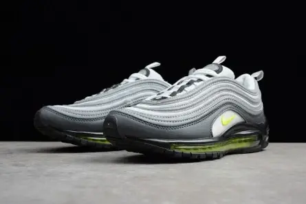 Vibrant 3079 nike mens AIR MAX 97 NEON WMNS DARK GREY 921733-003 