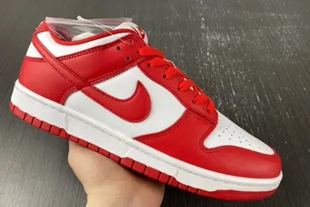 Vibrant 5580 Nike Dunk Low University Red CU1727-100 