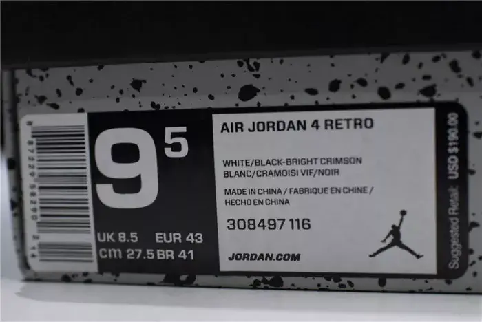 Vibrant 6062 Air Jordan 4 Hot Lava 308497-116 